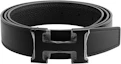 Order HERMES 雙面H扣皮帶 黑色小牛皮 3.2cm 配件 H080029CY89-H073996CAAF