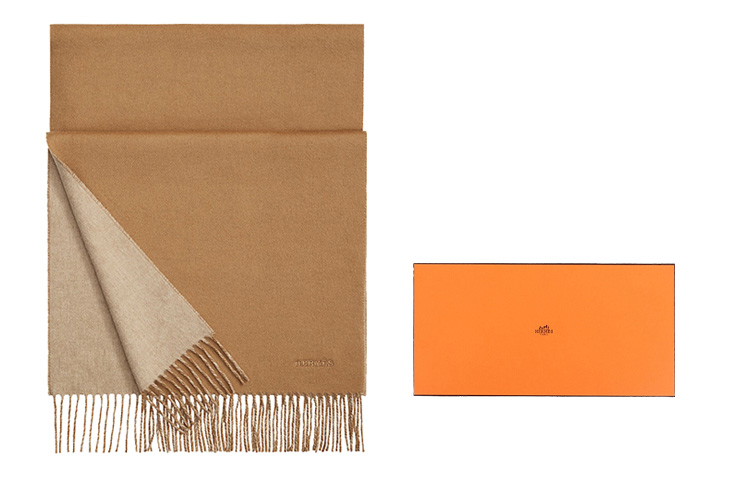 HERMES Cashmere Scarf Unisex Couple Style Luxury Fashion Accessory. H393800T-22 圖 2