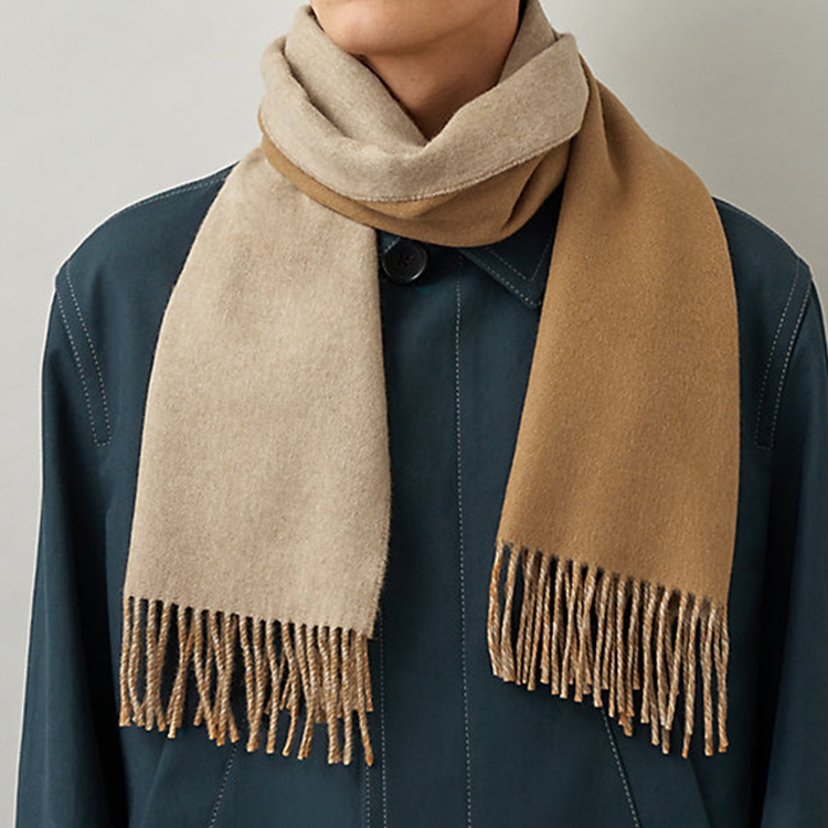 HERMES Cashmere Scarf Unisex Couple Style Luxury Fashion Accessory. H393800T-22 圖 3