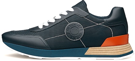 HERMES Drive Low 'Navy Canvas and Calfskin' H212909Z-HI2 HERMES Drive Low 'Navy Canvas and Calfskin' H212909Z-HI2