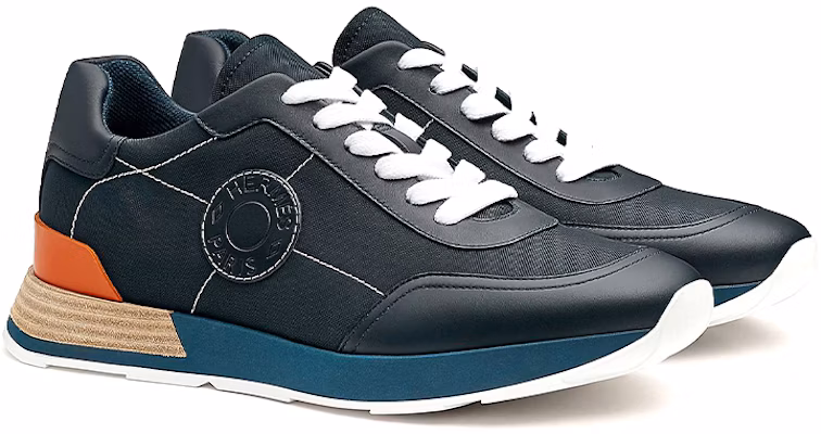 HERMES Drive Low 'Navy Canvas and Calfskin' H212909Z-HI2 Lookbook HERMES Drive Low 'Navy Canvas and Calfskin' H212909Z-HI2