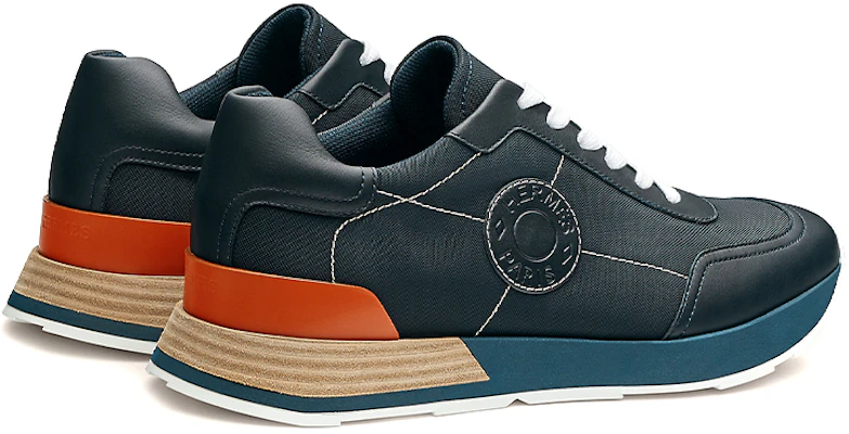 HERMES Drive Low 'Navy Kanvas dan Kulit Sapi' H212909Z-HI2 Shop HERMES Drive Low 'Navy Kanvas dan Kulit Sapi' H212909Z-HI2