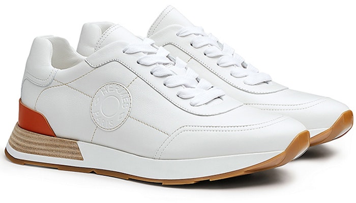 HERMES Drive Sneaker 'White' H212910Z-H90 Lookbook HERMES Drive Sneaker 'White' H212910Z-H90