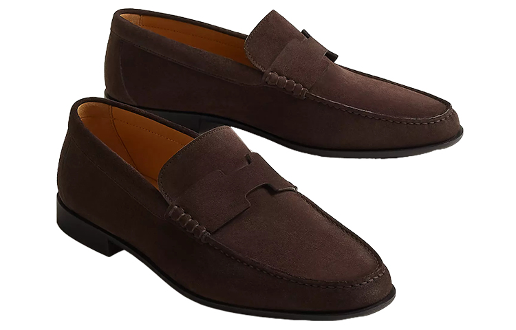 Shop HERMÈS Duke Low ''Marron Foncé'' H232893Z-AME