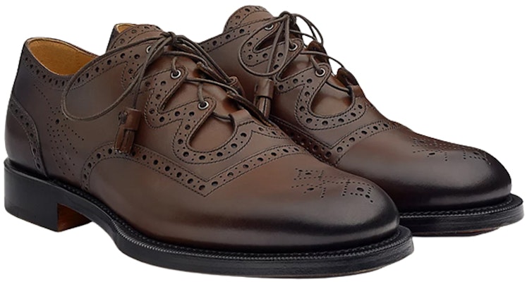 HERMES Easton Oxford 'Brown Calfskin' H221986Z-H29 Order HERMES Easton Oxford 'Brown Calfskin' H221986Z-H29