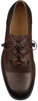 HERMES Easton Oxford 'Cuero Marrón' H221986Z-H29 Lookbook HERMES Easton Oxford 'Cuero Marrón' H221986Z-H29