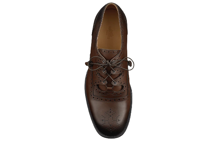 Lookbook HERMES Easton Oxford 'Brown Calfskin' H221986Z-H29