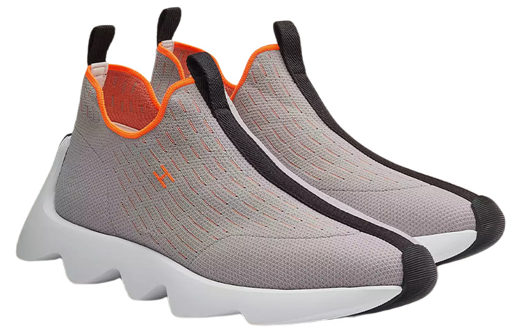 Lookbook HERMES Eclair Knit Sneaker 'Hitam Kelabu' H221892Z-H81