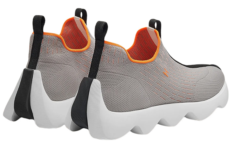 Shop HERMES Eclair Knit Sneaker 'Hitam Kelabu' H221892Z-H81