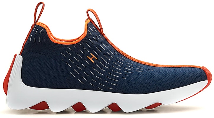 HERMES Eclair Knit Sneaker ''Navy Blau'' H221892Z-HI Order HERMES Eclair Knit Sneaker ''Navy Blau'' H221892Z-HI