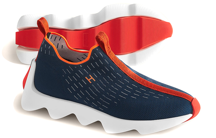 Purchase HERMES Eclair Knit Sneaker ''Navy Blau'' H221892Z-HI