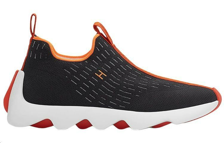 Order HERMES Zapatillas Eclair Knit Baja 'Negro' H221892Z-H02