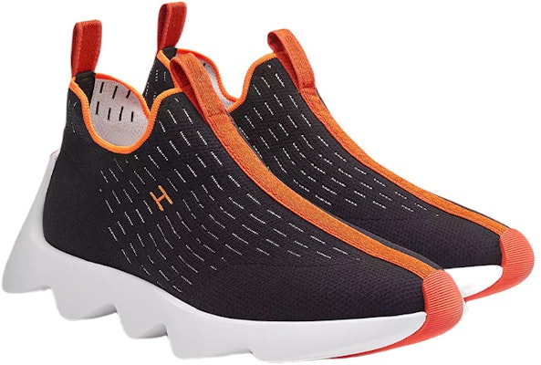 HERMES Zapatillas Eclair Knit Baja 'Negro' H221892Z-H02 Lookbook HERMES Zapatillas Eclair Knit Baja 'Negro' H221892Z-H02