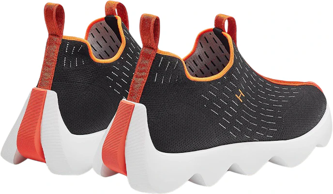HERMÈS Baskets Basses Eclair Knit ''Noir'' H221892Z-H02 Lookbook HERMÈS Baskets Basses Eclair Knit ''Noir'' H221892Z-H02