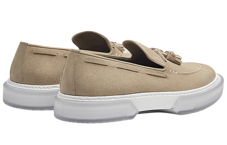 HERMES Ecoutes Loafer 'Beige Suede' 圖 4