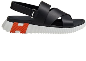 爱马仕 电亮小牛皮魔术贴凉鞋 '黑色' H222860Z-HI2 Order 爱马仕 电亮小牛皮魔术贴凉鞋 '黑色' H222860Z-HI2