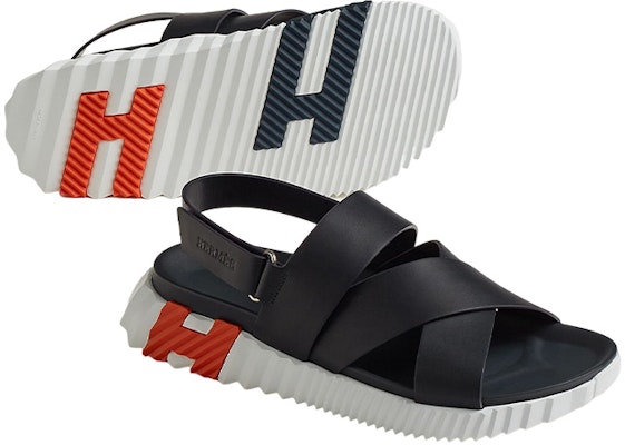 에르메스 블랙 송아지 가죽 벨크로 플랫 샌달 H222860Z-HI2 Purchase 에르메스 블랙 송아지 가죽 벨크로 플랫 샌달 H222860Z-HI2