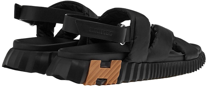 HERMES Electric Flat 'Black Magic Tape' Hitam H222871Z-H02 Lookbook HERMES Electric Flat 'Black Magic Tape' Hitam H222871Z-H02