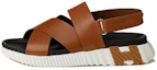 Buy HERMES Sandal Kulit Jenis Toe Terbuka 'Tan Cerah' H232867Z-H58