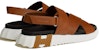 HERMES Sandal Kulit Jenis Toe Terbuka 'Tan Cerah' H232867Z-H58