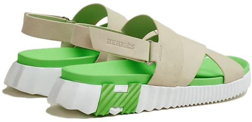 Sandalias Cómodas Abiertas de Cuero HERMES Electric 'Beige' H222859Z-HF8 Shop Sandalias Cómodas Abiertas de Cuero HERMES Electric 'Beige' H222859Z-HF8