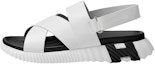 Buy HERMES Electric Open Toe Flat Sandals 'White Black Velcro' H221848Z-H90