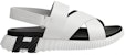 HERMES Electric Open Toe Flat Sandals 'White Black Velcro' H221848Z-H90