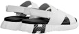 HERMES Electric Open Toe Flat Sandals 'White Black Velcro' H221848Z-H90