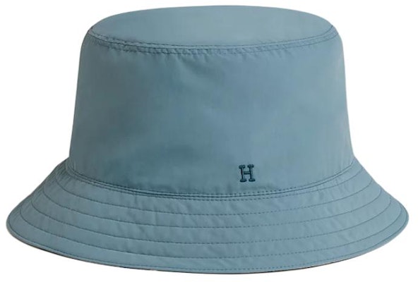 HERMES Topi Ember Logo Bordir Nylon Biru. H241001N CI Buy HERMES Topi Ember Logo Bordir Nylon Biru. H241001N CI