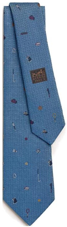 hermes-embroidered-pattern-printed-silk-tie-blue-for-men-h339364-t06