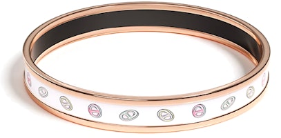 HERMES Enamel Bracelet Rose Gold Pattern Unisex Couples Multiple Colors H214411FOJ2 HERMES Enamel Bracelet Rose Gold Pattern Unisex Couples Multiple Colors H214411FOJ2