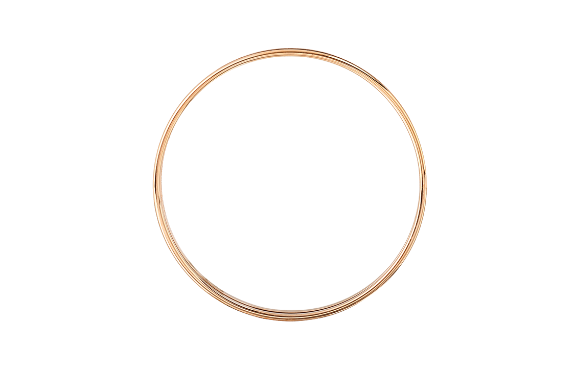 Shop Gelang Enamel HERMES Emas Rose Unisex dengan Rekaan Logo untuk Pasangan. H240001FO4G62