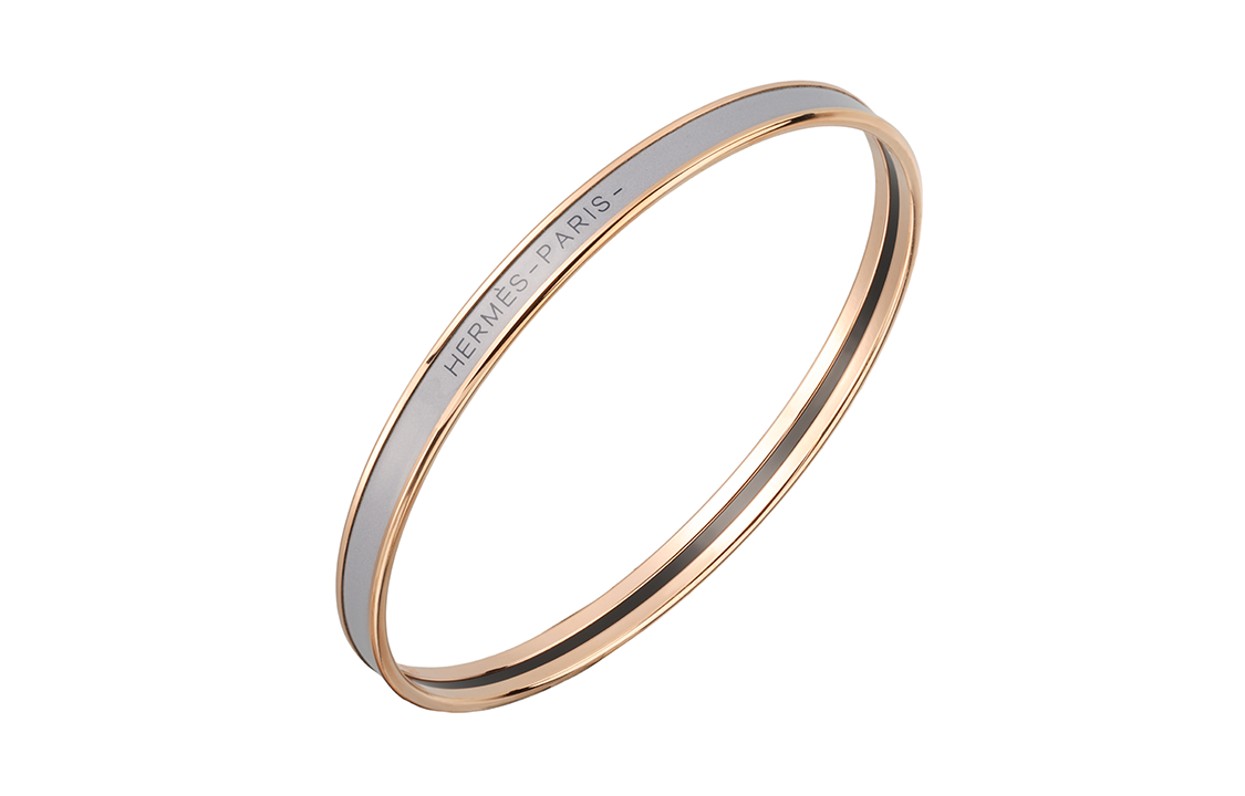 Purchase Gelang Enamel HERMES Emas Rose Unisex dengan Rekaan Logo untuk Pasangan. H240001FO4G62