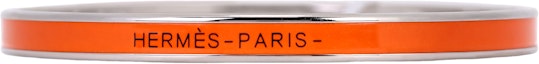 Buy HERMÈS Pulsera de Esmalte Unisex Diseño para Pareja en Naranja. H240001FP8A
