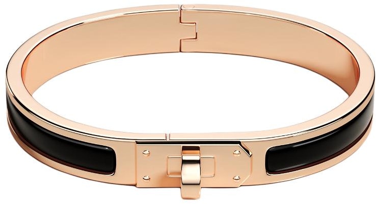 hermes-enamel-bracelet-with-hardware-decoration-black-unisex-couple-s-design-h20004-fo-85pm