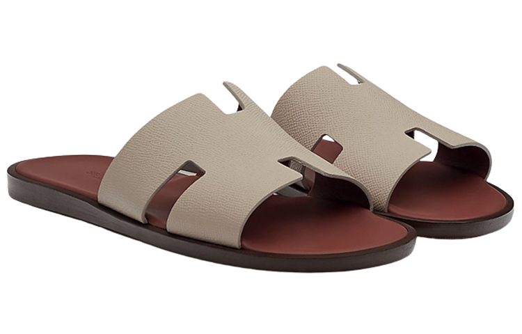 HERMES Epsom Calfskin Sandals 'Light Brown' 圖 2