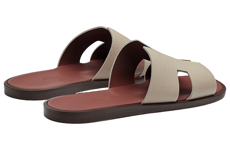 HERMES Epsom Calfskin Sandals 'Light Brown' 圖 3