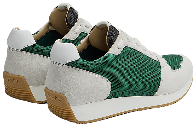 Shop HERMES Escape Low 'Hijau Putih' H221932Z-HVS