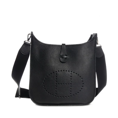Hermes Evelyne III Taurillon Clemence PM Noir