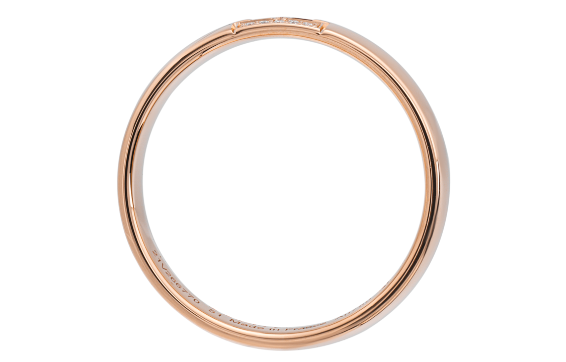 Shop エルメス エバーエラクリス ダイヤモンドリング 男女兼用 カップルスタイル H119850B-00048