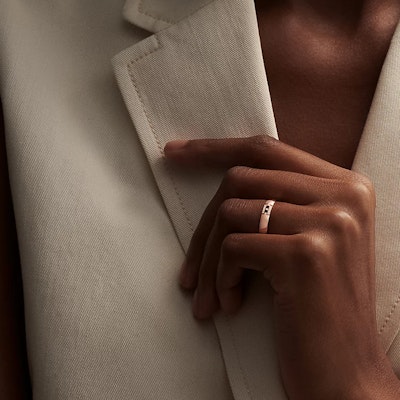 HERMES Ever Herakles Diamond Ring Unisex Couple Style H119850B-00048 Purchase HERMES Ever Herakles Diamond Ring Unisex Couple Style H119850B-00048