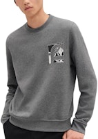 HERMES Ex-Libris FW25 Cotton Crewneck Long Sleeve Sweatshirt H567760HA6Y HERMES Ex-Libris FW25 Cotton Crewneck Long Sleeve Sweatshirt H567760HA6Y