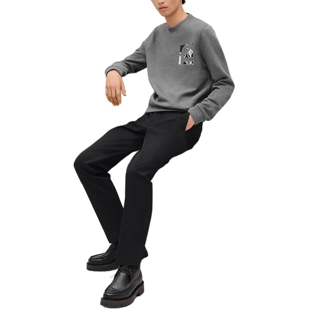 Lookbook 에르메스 엑스리브리스 FW25 코튼 크루넥 긴팔 스웻셔츠 H567760HA6Y