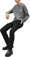 Lookbook HERMES Ex-Libris FW25 Cotton Crewneck Long Sleeve Sweatshirt H567760HA6Y