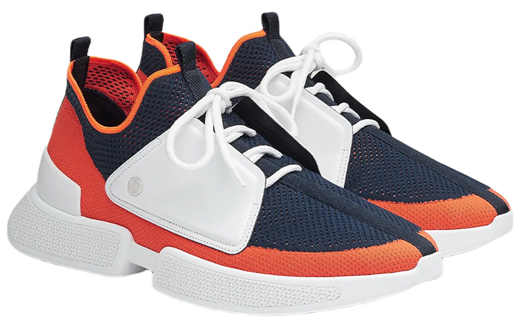 Shop 爱马仕 Expert Low '蓝 橙 白' H221896Z-H92