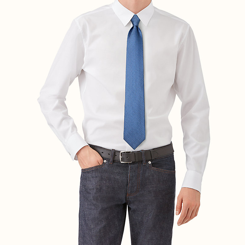 HERMES Faconnee H 24 Tie Bleu Jean Blue H030190T-05 圖 3