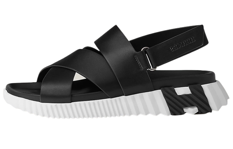 HERMES Fashion Calfskin Sandals 'Black' H222860Z-H02