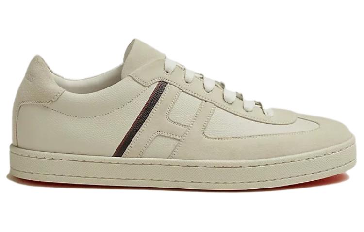 Order HERMES 愛馬仕 時尚休閒板鞋 米白