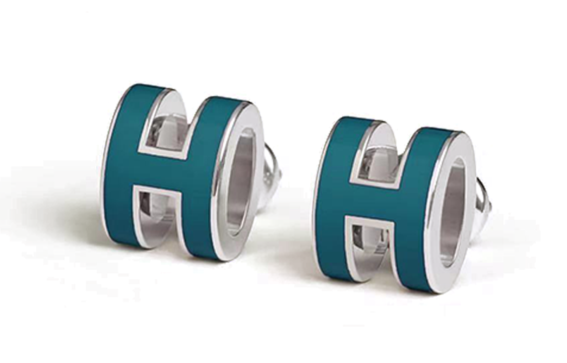 Lookbook HERMES 時尚戒指金鍍耳環 情侶款中性設計 H608002F79