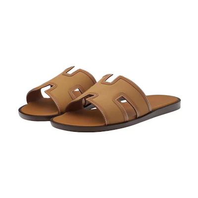 HERMES Fashion Sandals 'Brown Calfskin'